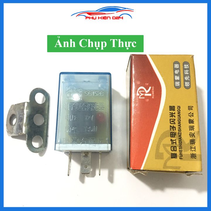 Rơle relay chớp xi nhan 3 chân SG152B cho ô tô xe máy