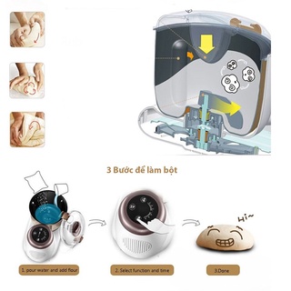 ( có sẵn ) MÁY NHỒI BỘT Bear ( Máy to 3.5L ), MÁY TRỘN BỘT CHÍNH HÃNG