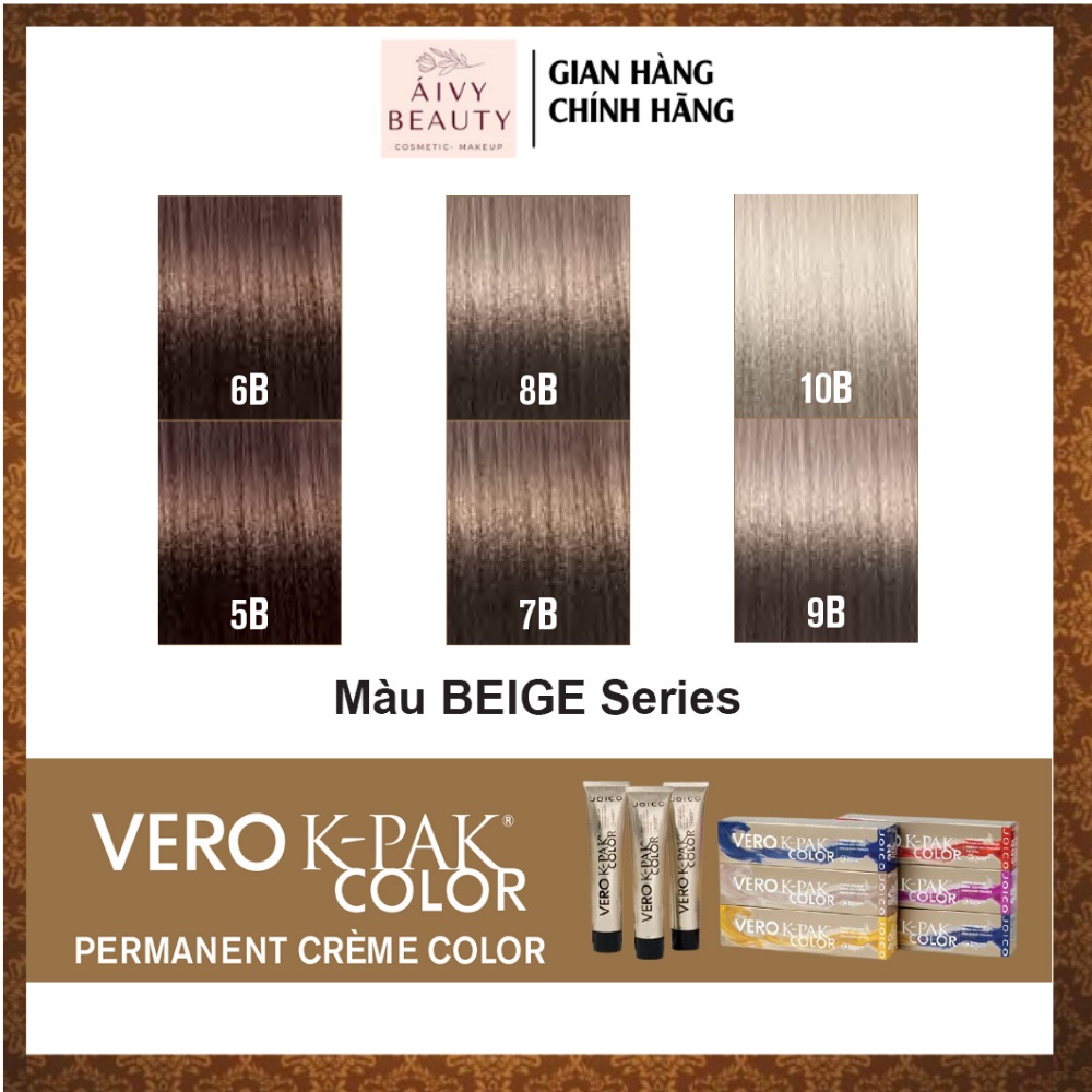 Beige Series - Màu nhuộm tóc JOICO Vero K-Pak Color ( Tông màu Be)