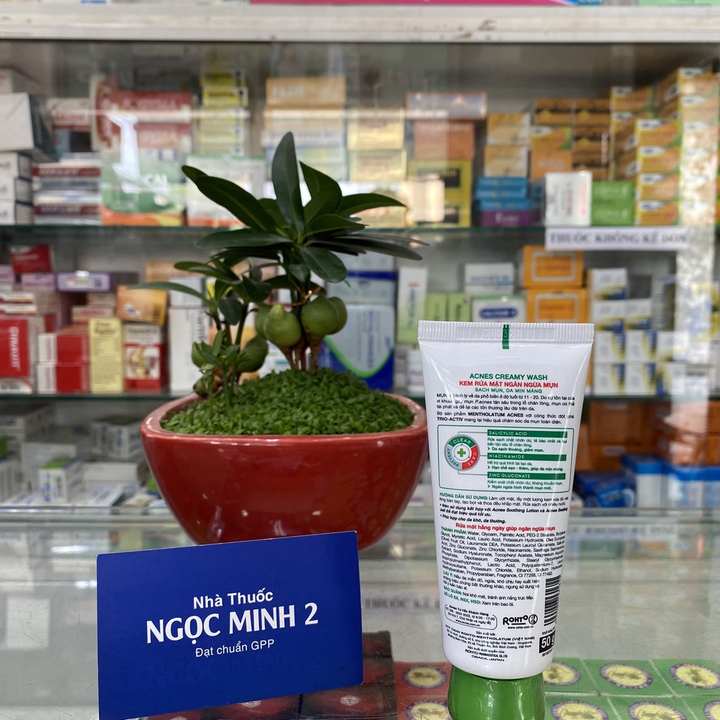 ✅ [Chính Hãng] Acnes Kem rửa mặt ngăn ngừa mụn sạch mun, da mịn màng