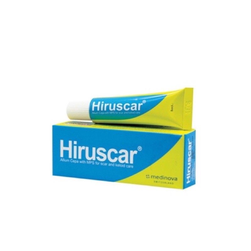 Hiruscar Gel (CHÍNH HÃNG) - Gel làm mờ, cải thiện sẹo (Sẹo lõm, thâm, vừa), giúp sáng da(2 tuần sẹo mờ, 8 tuần sẹo giảm)