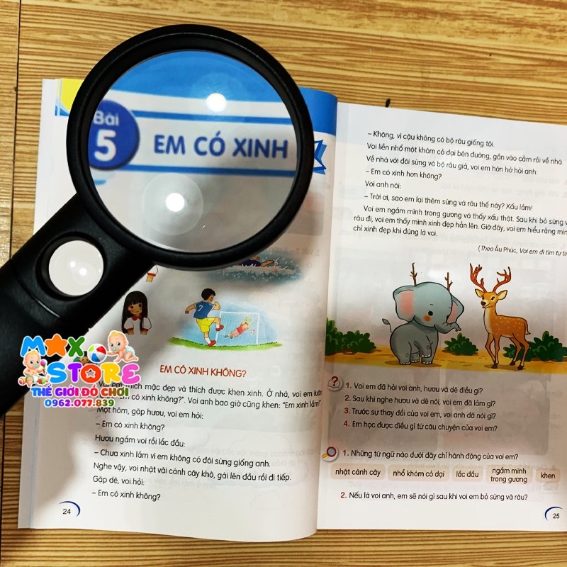 Kính Lúp Xịn De Li 9090 - 70mm 2.2X