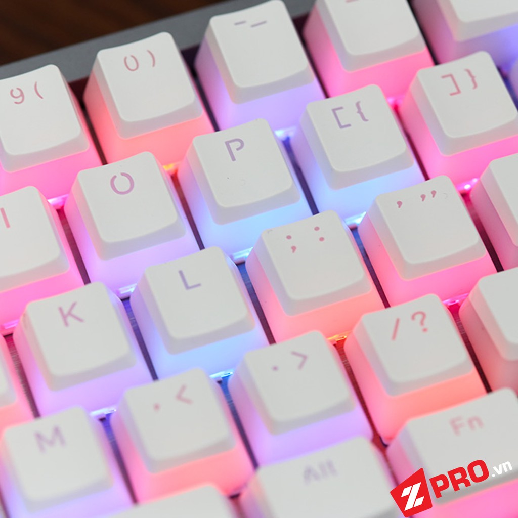 Bộ Keycap PBT Pudding Trắng 110 phím