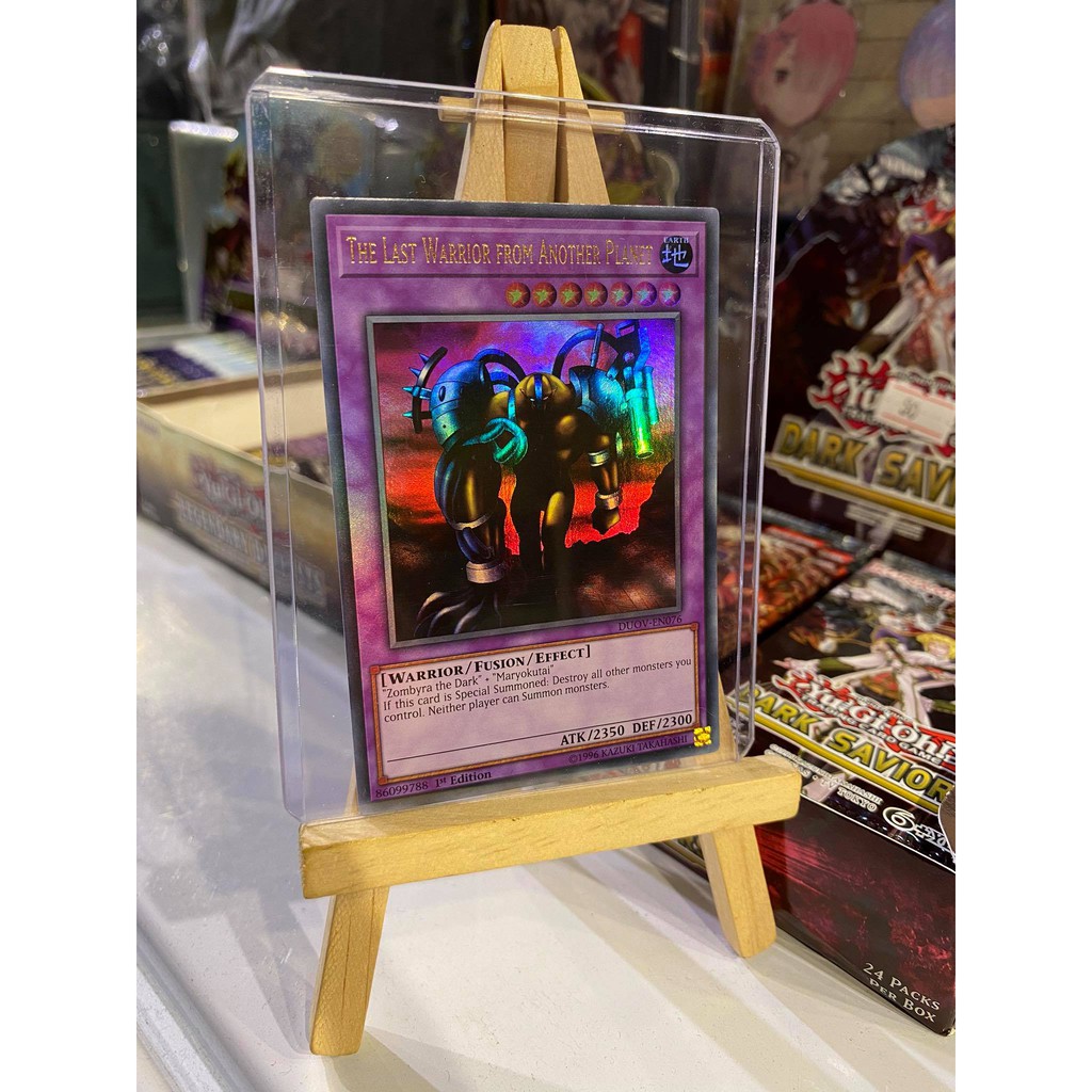 Lá bài thẻ bài Yugioh The Last Warrior from Another Planet - Ultra Rare - Tặng bọc bài nhựa bảo quản