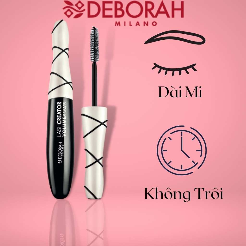 Mascara Deborah Lash Creator Volume & Care Làm Dài Lông Mi, Không Vón Cục, Bết Dính | BigBuy360 - bigbuy360.vn