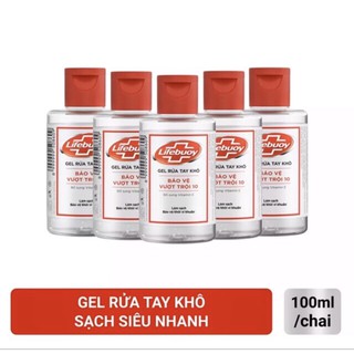 Gel rửa tay khô lifebuoy sạch siêu nhanh 100ml