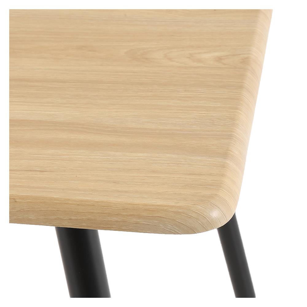 HomeBase FURDINI Bộ bàn ăn gồm 4 ghế chống trơn trượt bằng gỗ MDF TAYLOR W110xH74,5xD70cm màu nâu