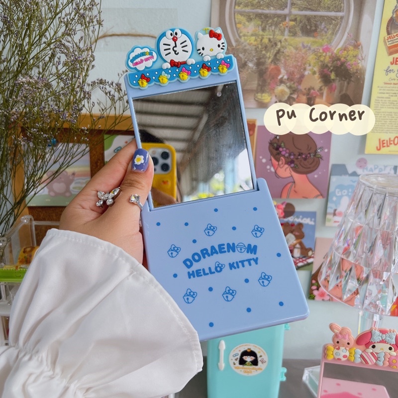 Gương gập mini hình Doraemon - Melody