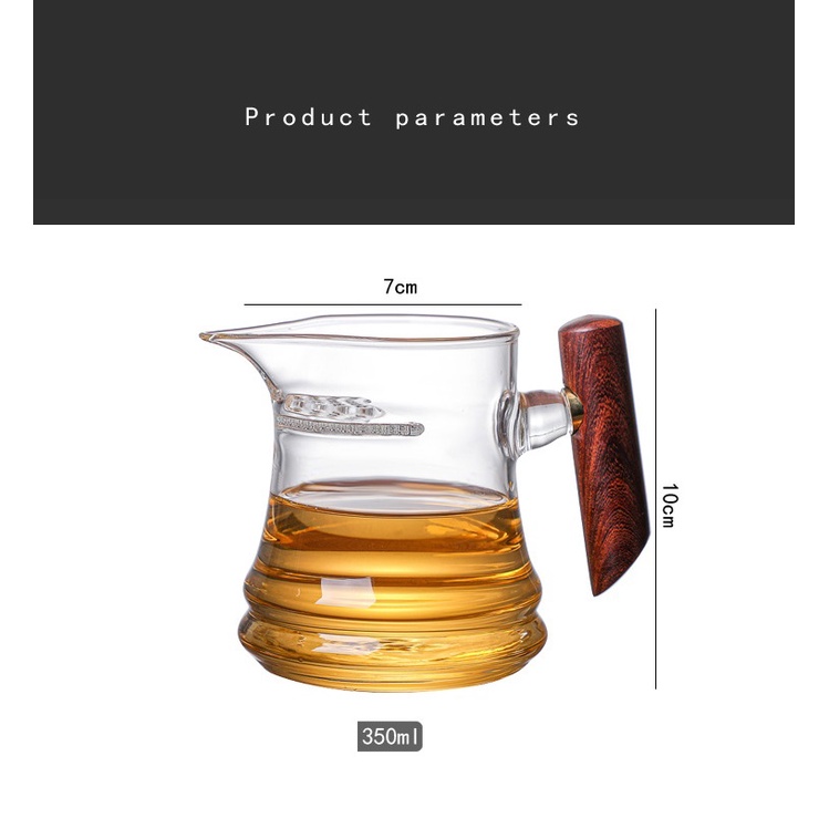 Tống chuyên trà bằng thủy tinh chịu nhiệt Borosilicate cao cấp kèm lọc