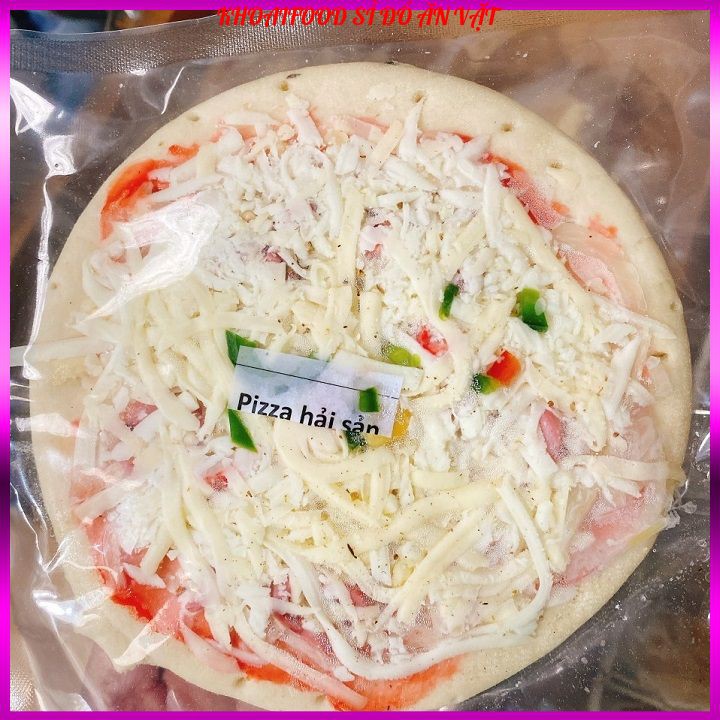 PIZZA LÀM SẴN MINI NHIỀU PHÔ MAI VỊ 5 VỊ SIZE 16CM