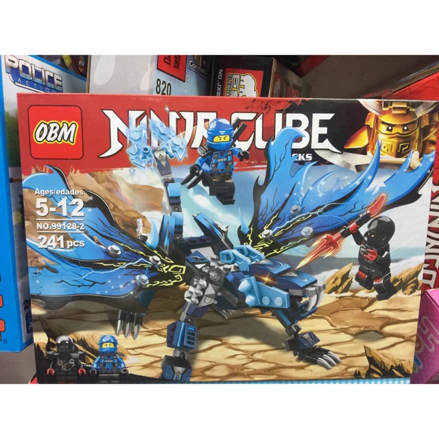 Ninjago_Lego Ninja Rồng Xanh Dương Siêu Cấp Chiến Đấu (241 mảnh)