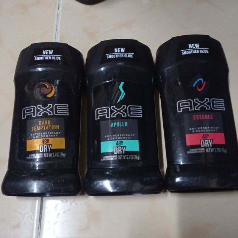 (Date 2024) Lăn khử mùi Axe Apollo Essence Dark temptation 48h chai 76g