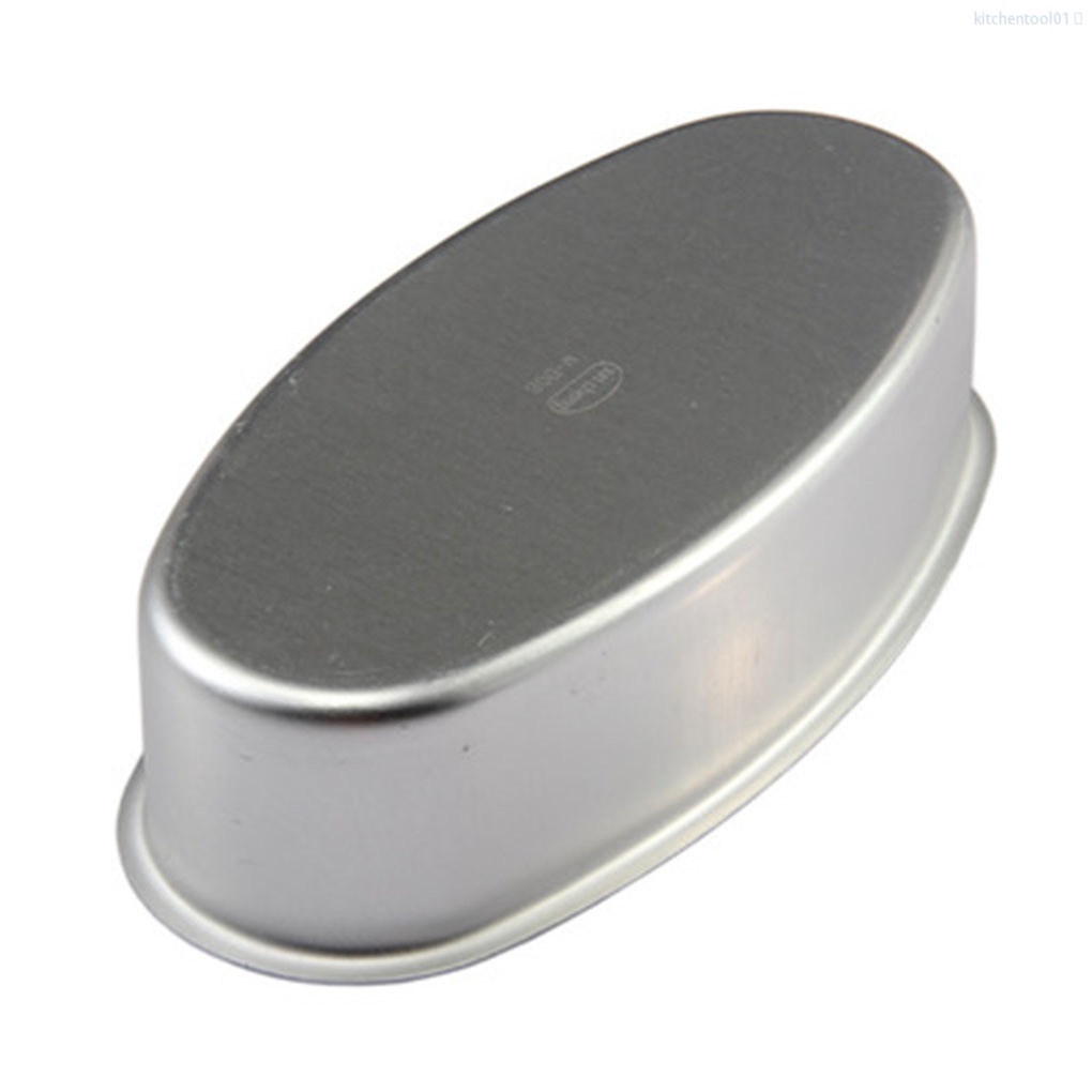 Khuôn Làm Bánh Hình Oval 8 Inch Bằng Hợp Kim Nhôm Chống Dính Tiện Dụng Cho Nhà Bếp