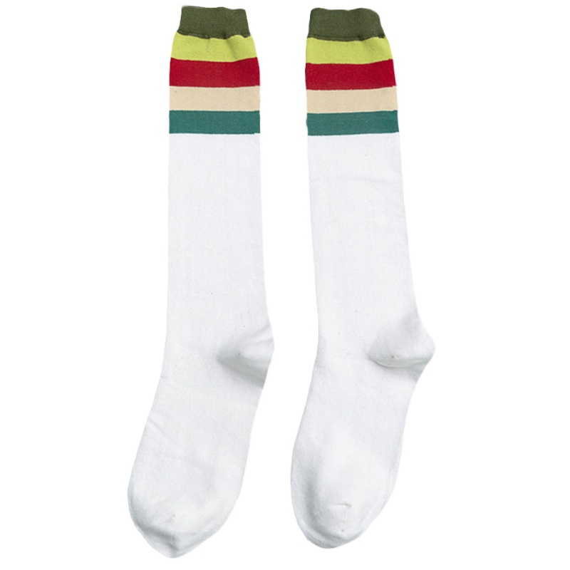 Youyo Vớ Thể Thao Dài Đến Đầu Gối Thoải Mái Thoáng Khí Free Size Kẻ Sọc Cho Nữ