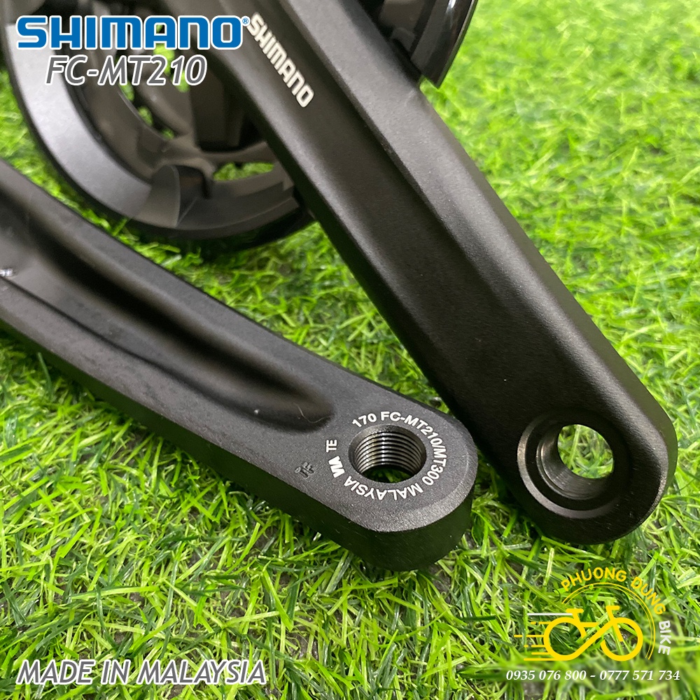 Đùi đĩa (Giò dĩa) rỗng xe đạp SHIMANO ALIVIO FC-MT210 22-30-40T - Hàng chính hãng