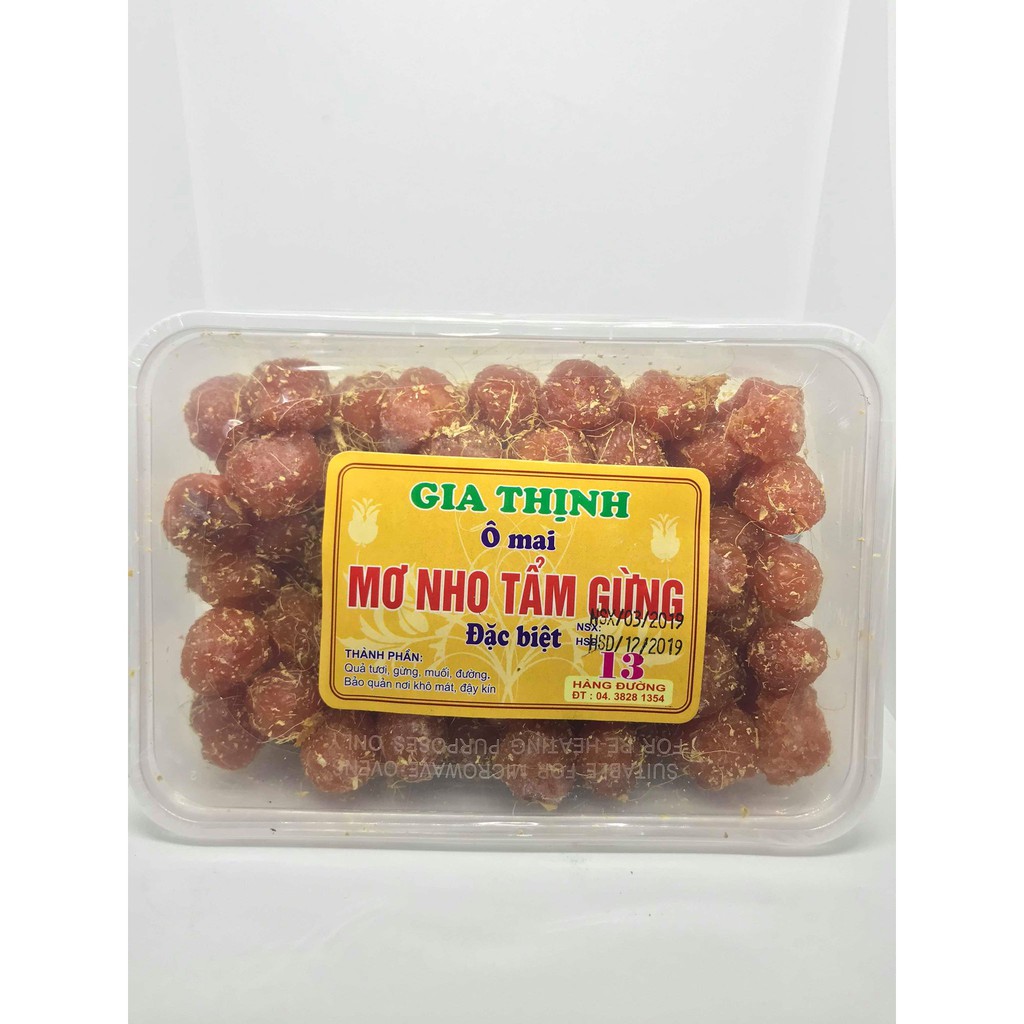 Ô mai mơ nho tẩm gừng 500gr Gia Thịnh Hà Nội