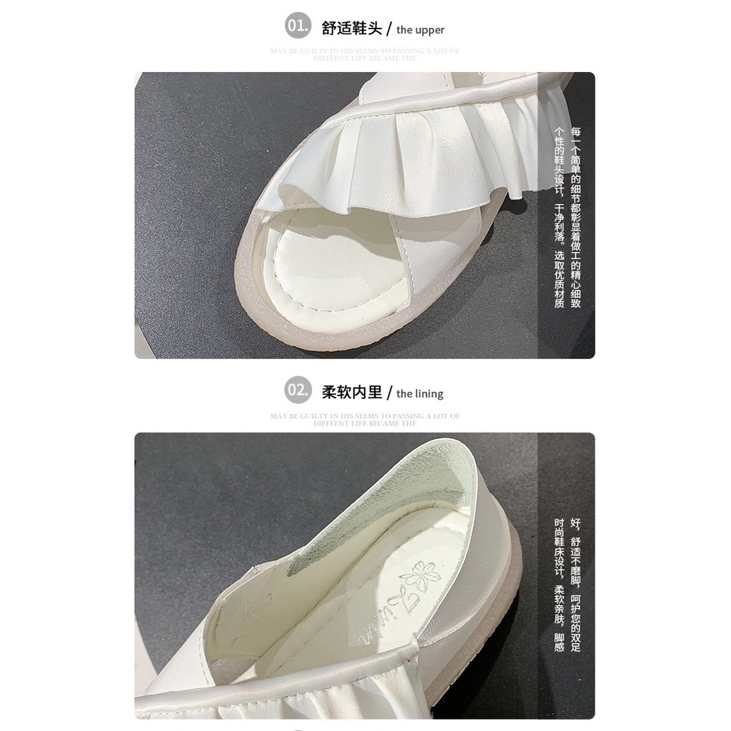 Dép bèo nữ mẫu mới siêu xinh đi được hai kiểu mã B01