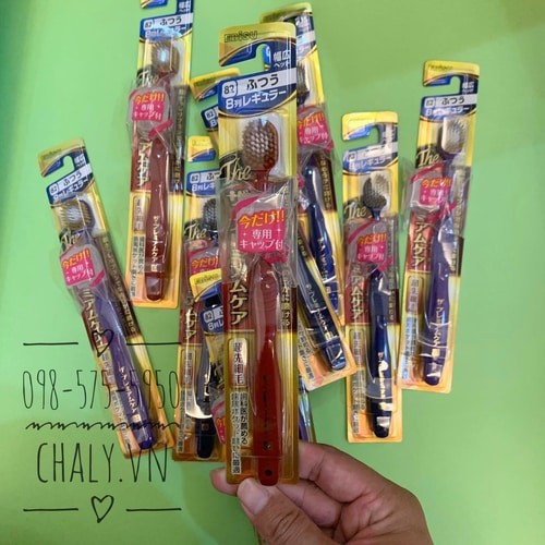 Bàn chải Ebisu The Premium Care Nhật Bản mẫu mới nhất vừa về. Nha sỹ Nhật khuyên dùng. Bill Nhật đầy đủ