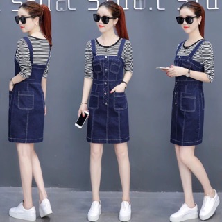 Yếm jean thời trang