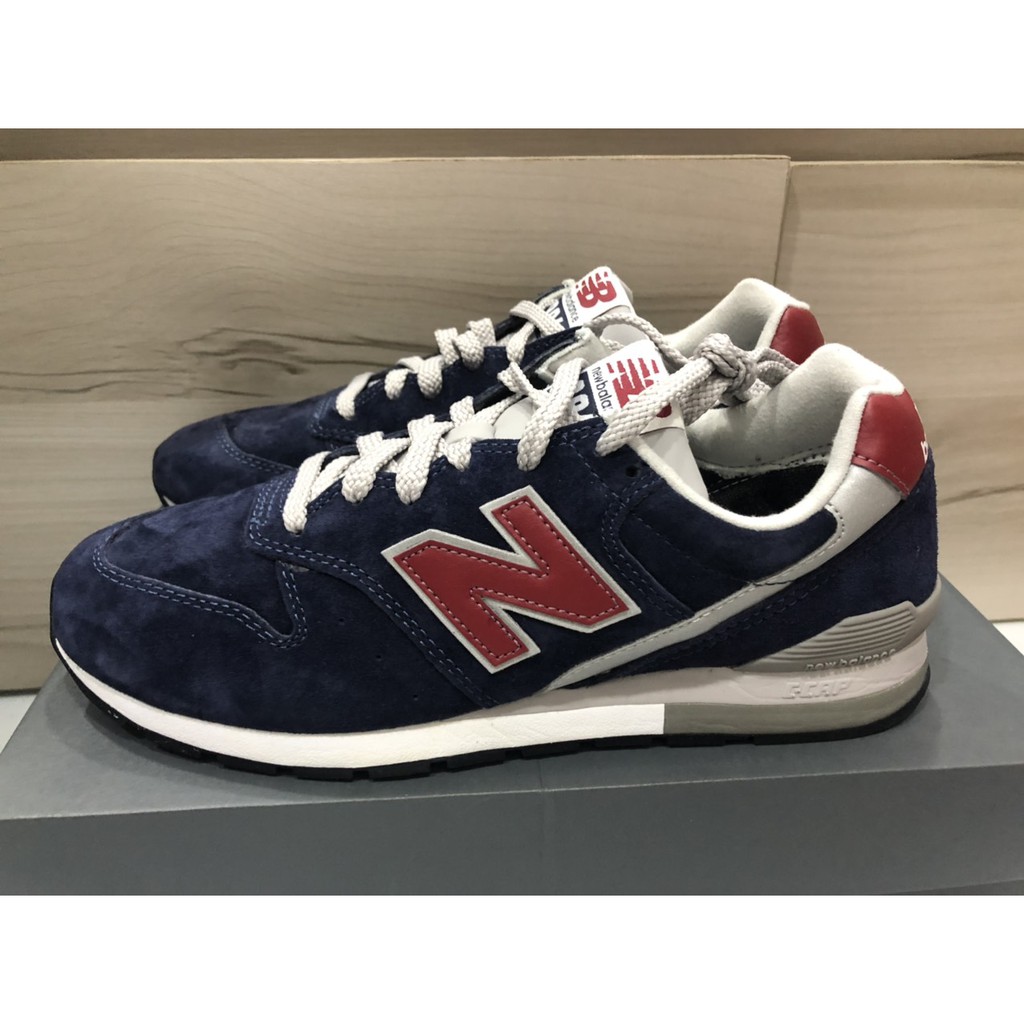 Giày New Balance nam da lộn 996 màu xanh