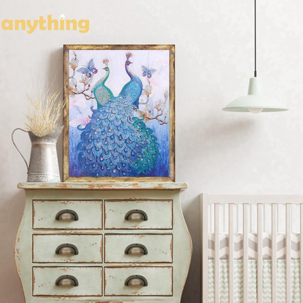 Tranh đính đá tự làm hình chim công 5D hình chim công | BigBuy360 - bigbuy360.vn