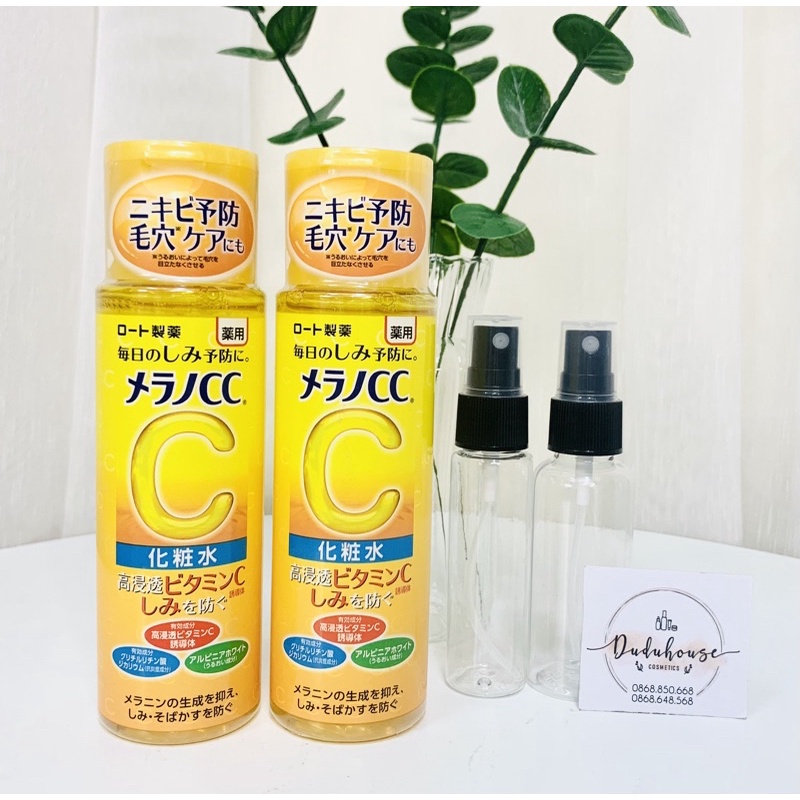 Nước Hoa Hồng Dưỡng Sáng Da Melano CC Whitening Lotion 170ml