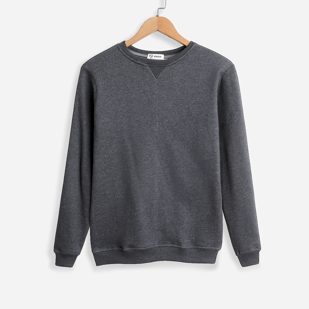 Áo Sweater Basic Nam Chất Nỉ ROUGH Co Giãn Thoải Mái | WebRaoVat - webraovat.net.vn