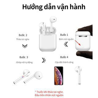 Tai nghe Bluetooth K DÂY  Inpods i12 TWS 5.0  TPHCM