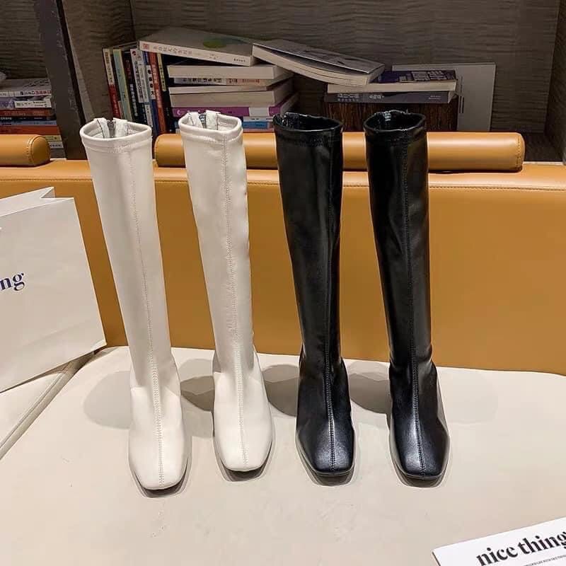 HÀNG ORDER BỐT ĐÙI QC CAO CẤP FULL BOX.Da PU Lì Mịn