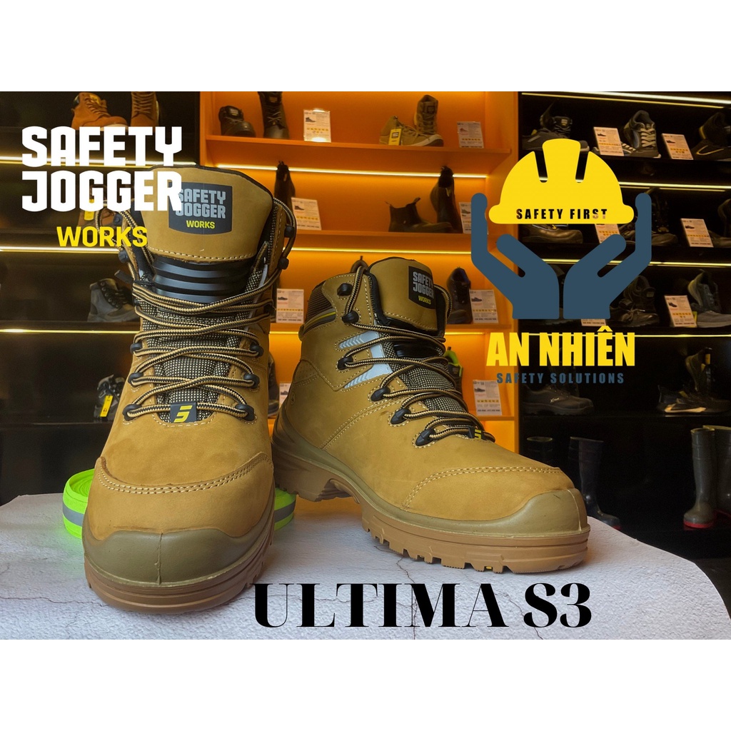 Giày bảo hộ cao cấp nam Ultima S3 trẻ trung năng động, thiết kế da thật. Cam kết hàng chính hãng.