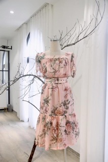 Vải Voan Tơ Hoa ( Giá 80k/m)