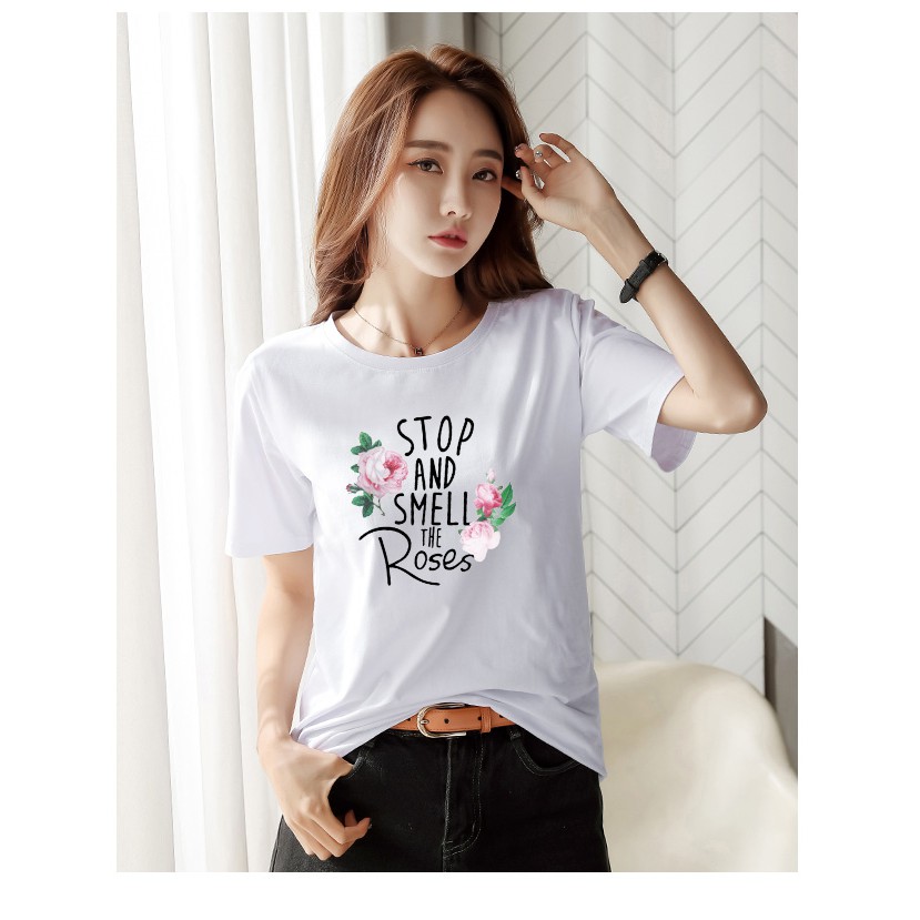 Áo in Hoa Hồng AT24 | BigBuy360 - bigbuy360.vn