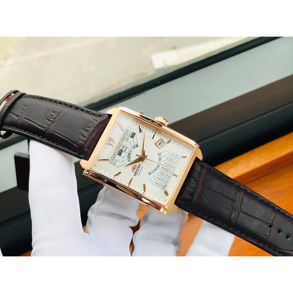 Đồng hồ nam ORIENT LỊCH VẠN NIÊN FEUAG001WH hàng cực độc