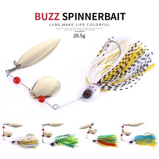 Hengjia Spinnerbait Metal Fishing Lure Blade Spoon Bait Hard Lures