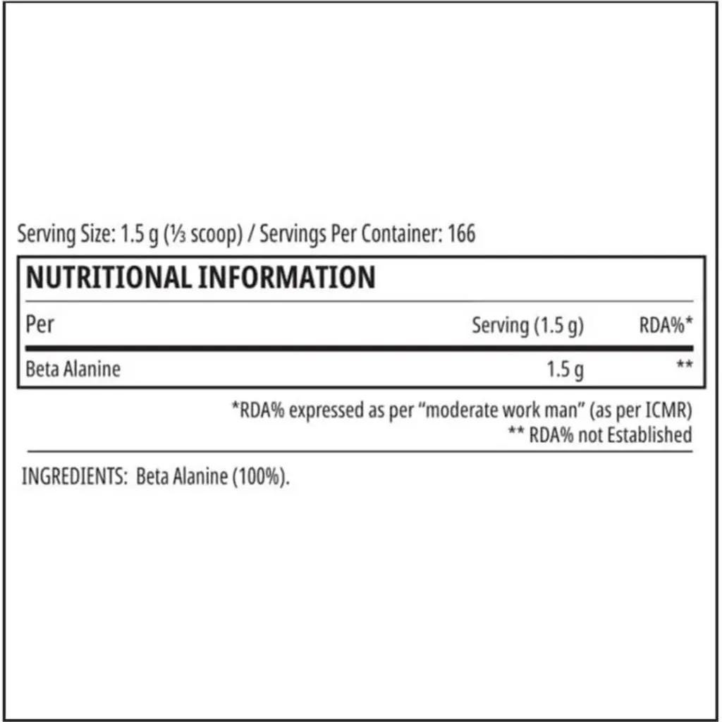 [Ảnh thật] [Chính hãng] Beta alanine Myprotein - Tăng sức mạnh sức bền và phát triển cơ bắp TẠI WHEYSINHVIEN.COM