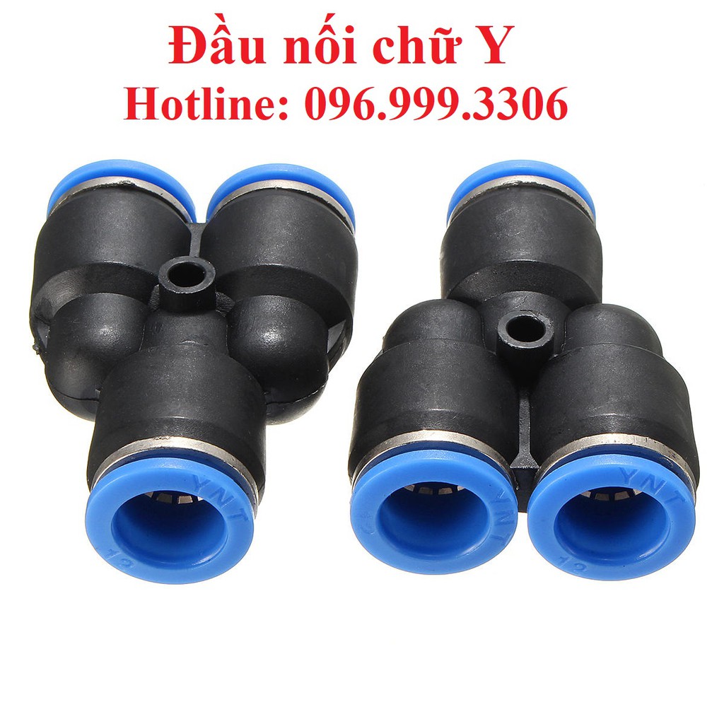 Đầu nối PY chữ Y khí nén, phun sương đầy đủ kích thước giá sỉ