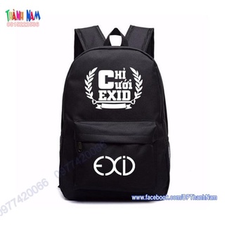 Balo nhóm exid, cặp nhóm exid - hàng chuẩn may 3 lớp
