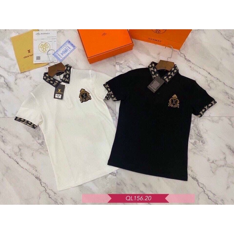 Áo Polo nam thêu logo VL chất liệu cotton cao cấp thiết kế sang trọng đẳng cấp quý phái