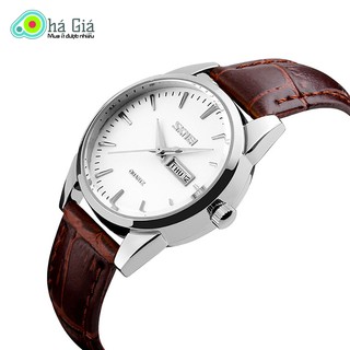 Đồng hồ nữ dây da cao cấp skmei 9073