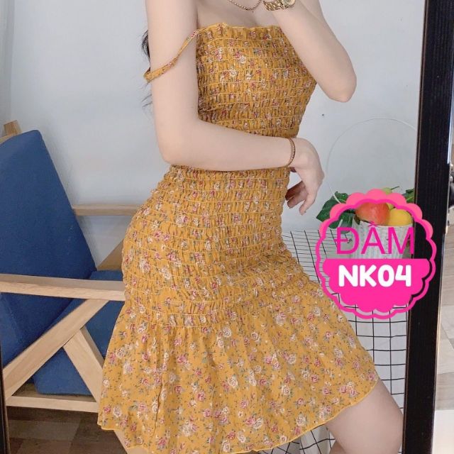 đầm hoa nhí đuôi cá