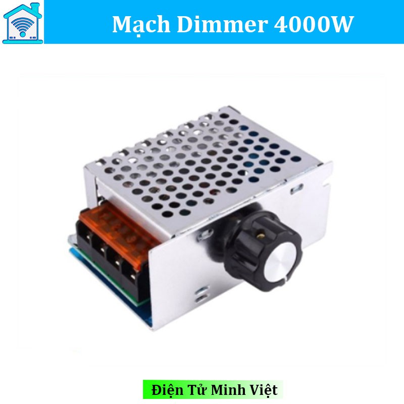 MẠCH DIMMER 4000W SCR - Mạch điều khiển tốc độ động cơ, độ sáng bóng đèn AC 220v