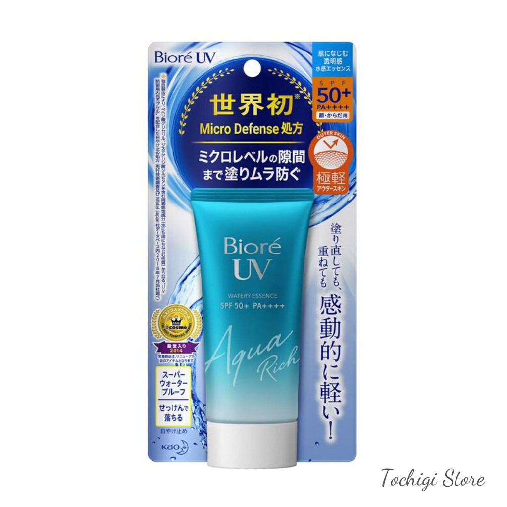 Kem chống nắng Biore UV Aqua Rich Watery Essence / Gel Nhật Bản | BigBuy360 - bigbuy360.vn