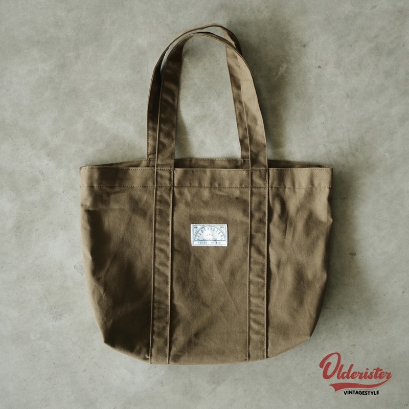 Túi Tote vải Kaki - Olderister