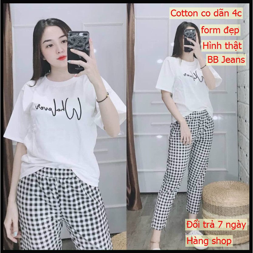 [KÈM ẢNH VIDEO THẬT] Đồ bộ nữ bigsize set đồ bộ nữ dễ thương cotton 4 chiều chất tốt 3WWW tại Panda Store