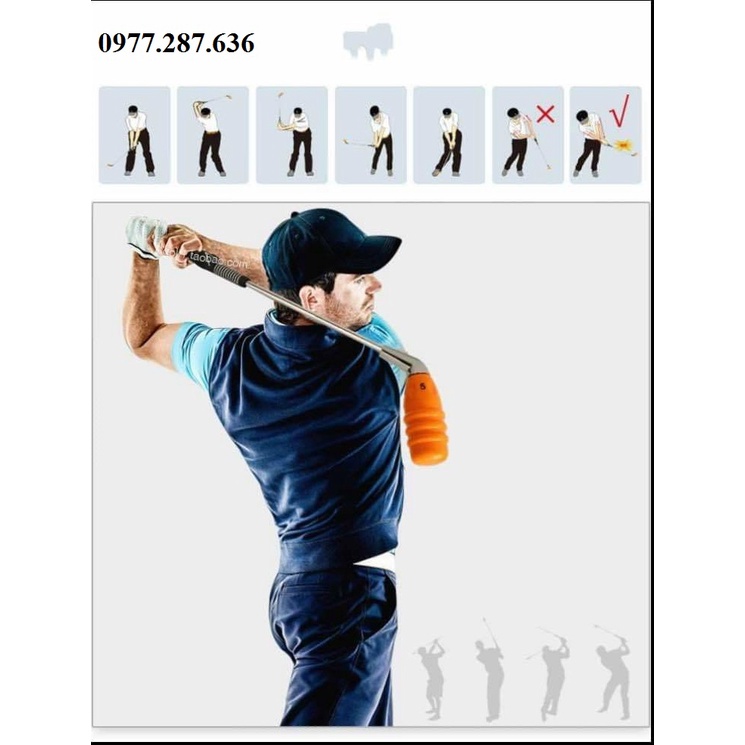 Gậy tập Swing golf chỉnh tư thế lưng tập thể lực và nhiều bài tập khác nhau GS005