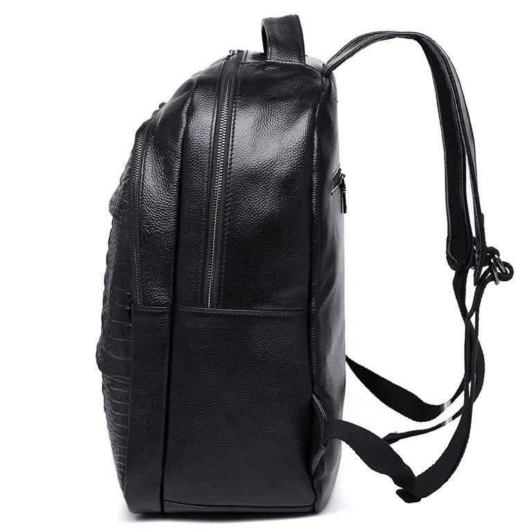 Balo da thật chống thấm nước vân cá sấu chất lượng cao BEE GEE BLD13983