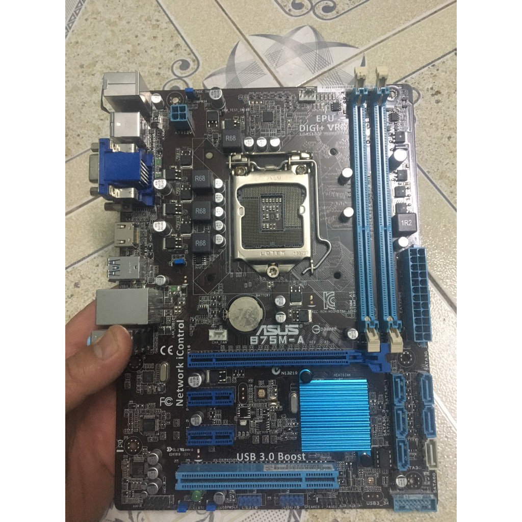 Main Asus B75M-A chính hãng tháo thùng