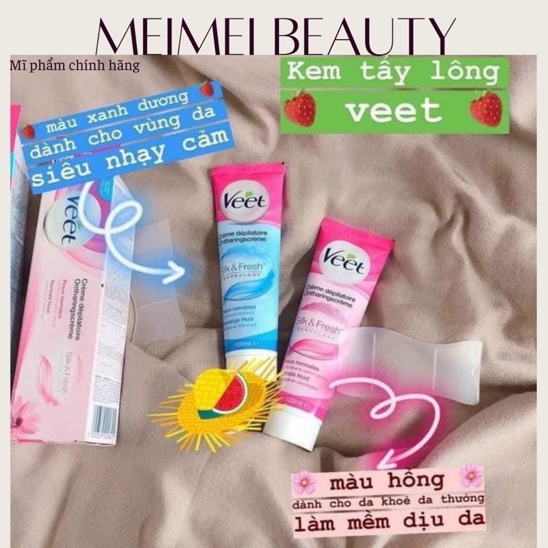 Kem Tẩy Lông Veet 100ml - Tẩy Lông Siêu Sạch.