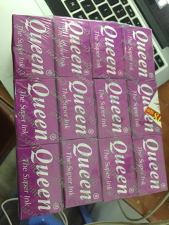 Mực viết máy Queen (Tím) (1 Lọ)