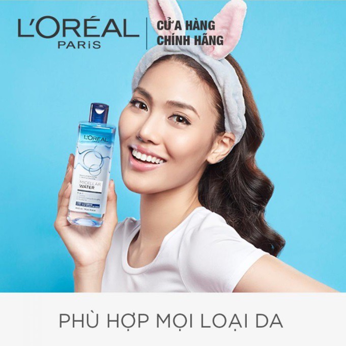 Nước Tẩy Trang L'Oreal 3 In 1 Micellar Làm Sạch Sâu (400ml)